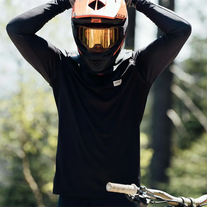 Leatt MTB 1.0 Ride Kit Jersey and Pants Set - Black/ Black-5