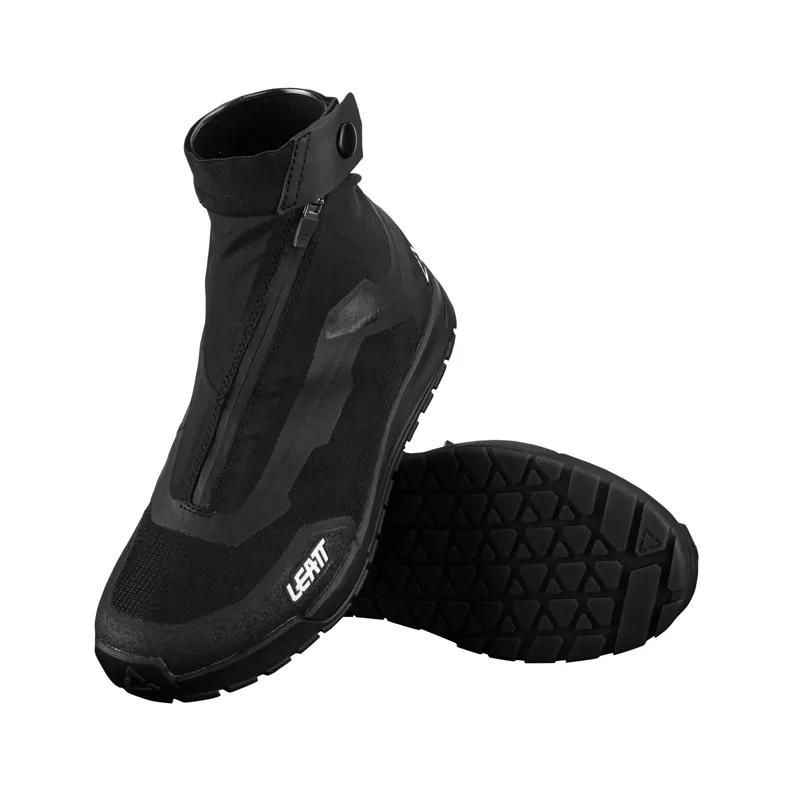 Leatt 7.0 HydraDri Flat Pedal Waterproof Mountain Bike Boots - Black