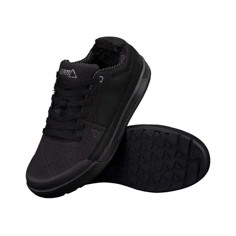 Leatt Shoes Flat 2.0 Flat Pedal Cycling Shoes - Stealth Black