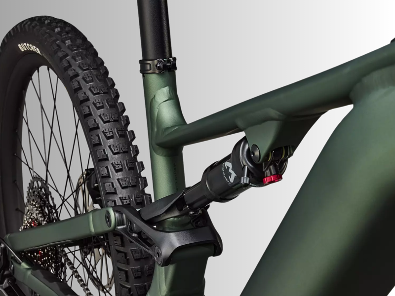 Specialized Turbo Levo 4 Alloy E.MTB - Satin Cypress Metallic/ Dark Moss Green-5