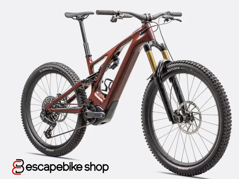 Specialized Levo Pro Carbon Mountain E.Bike - Gloss Rusted Red/Redwood-1