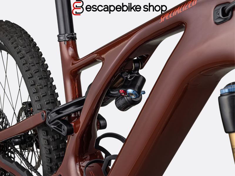 Specialized Levo Pro Carbon Mountain E.Bike - Gloss Rusted Red/Redwood-5