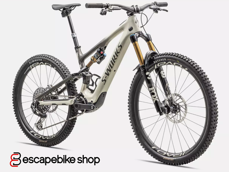 Specialized S-Works Turbo Levo SL - White Mountains/ Gunmetal/ Silver-1