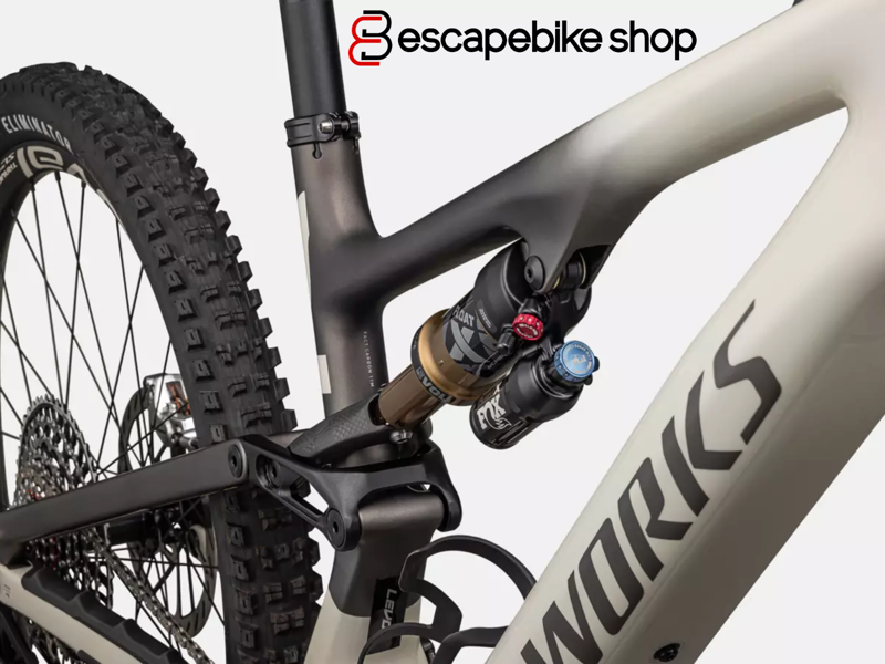 Specialized S-Works Turbo Levo SL - White Mountains/ Gunmetal/ Silver-6