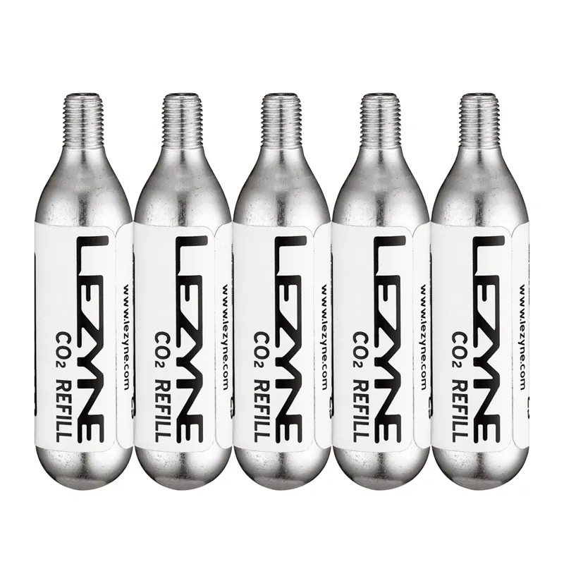 Lezyne C02 Threaded Cartridge 16 Gram - 5 Pack