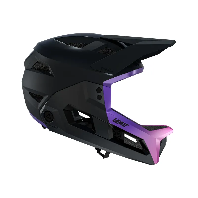 Leatt Helmet MTB Enduro 3.0 3in1 Full Face - Grey With Purple-6