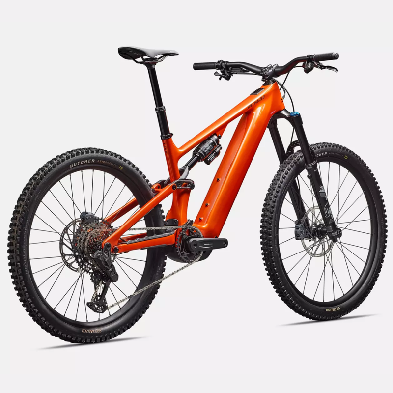 Specialized Levo 4 Comp E.Mountain Bike - Deep Gloss Orange Over Silver/ Dark Navy-2
