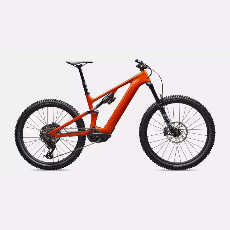 Specialized Levo 4 Comp E.Mountain Bike - Deep Gloss Orange Over Silver/ Dark Navy
