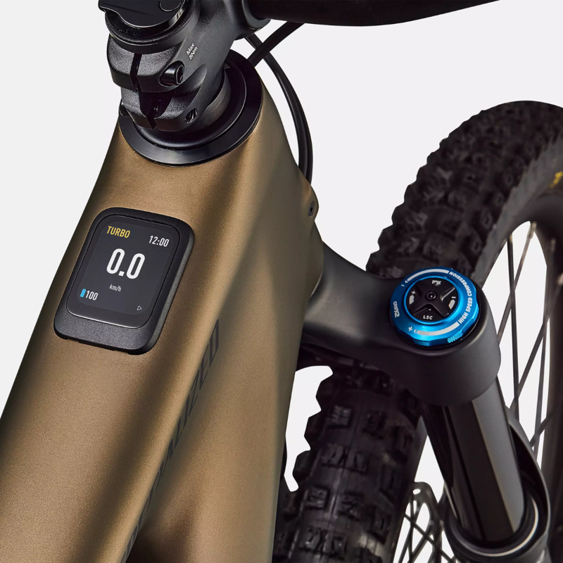 Specialized Levo 4 Expert E.Mountain Bike - Satin Burnt Gold Metallic/ Doppio-8