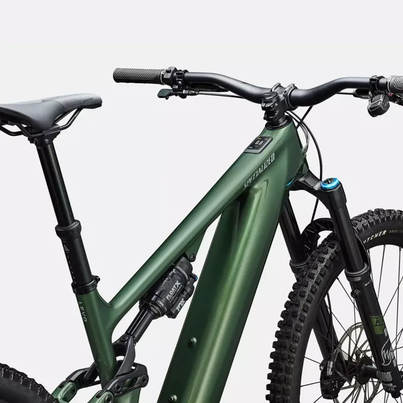 Specialized Levo 4 Expert E.Mountain Bike - Cypress Green Metallic/ Silver-3