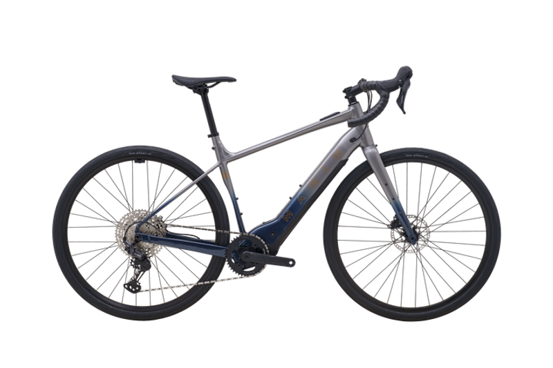 Marin Lombard E1 Gravel Bosch SX E.Bike - Blue Charcoal/ Tan