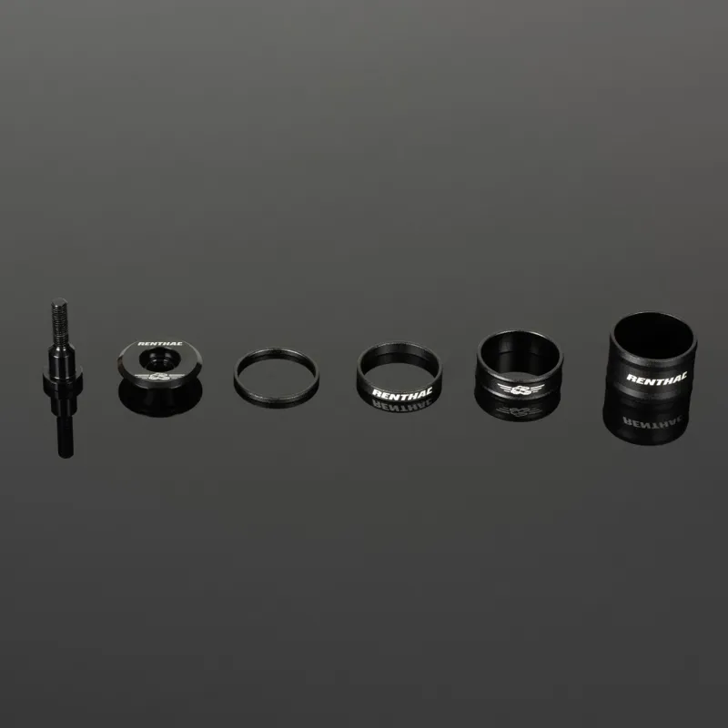 Renthal Handlebar Stem Top Cap Kit - Black-1