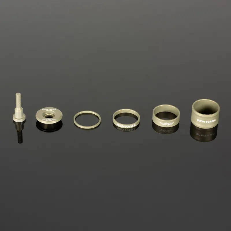 Renthal Handlebar Stem Top Cap Kit - Gold-1