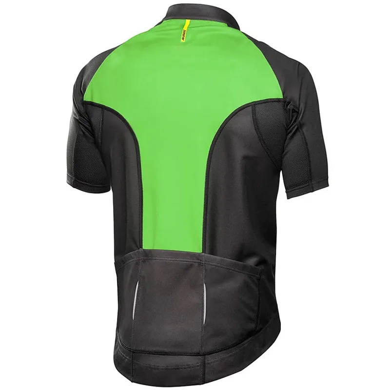 Mavic Cosmic Short Sleeve Road Jersey - Green / Black-1