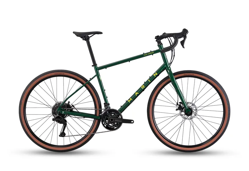Marin Four Corners 1 Gravel Bike - Gloss Green/ Yellow