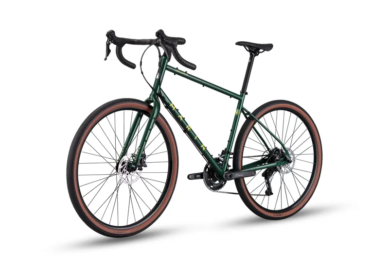 Marin Four Corners 1 Gravel Bike - Gloss Green/ Yellow-2
