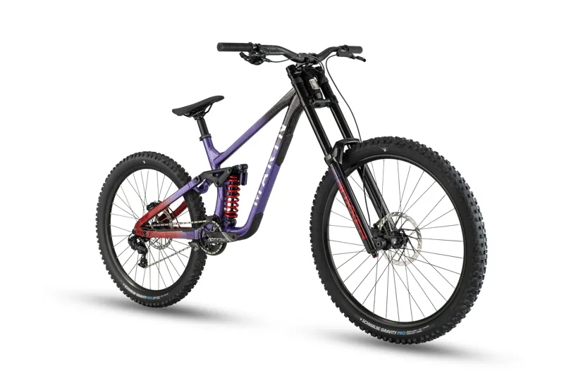 Marin Quake 29 Downhill Mountain Bike - Gloss Black/ Purple/ Red-1