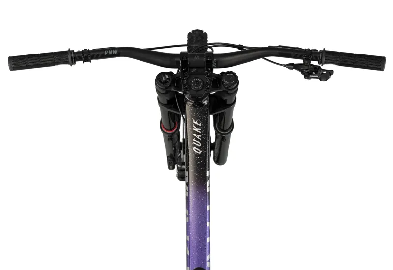 Marin Quake 29 Downhill Mountain Bike - Gloss Black/ Purple/ Red-3