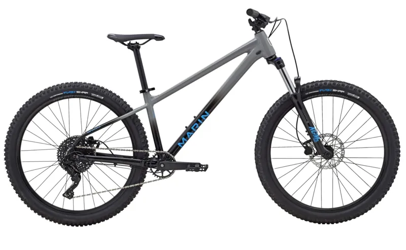 Marin San Quentin 1 27.5 Mountain Bike - Gloss Grey/ Black/ Blue