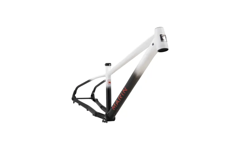 Marin San Quentin 3 27.5 Mountain Bike Frame - Gloss White/Black/Red-1