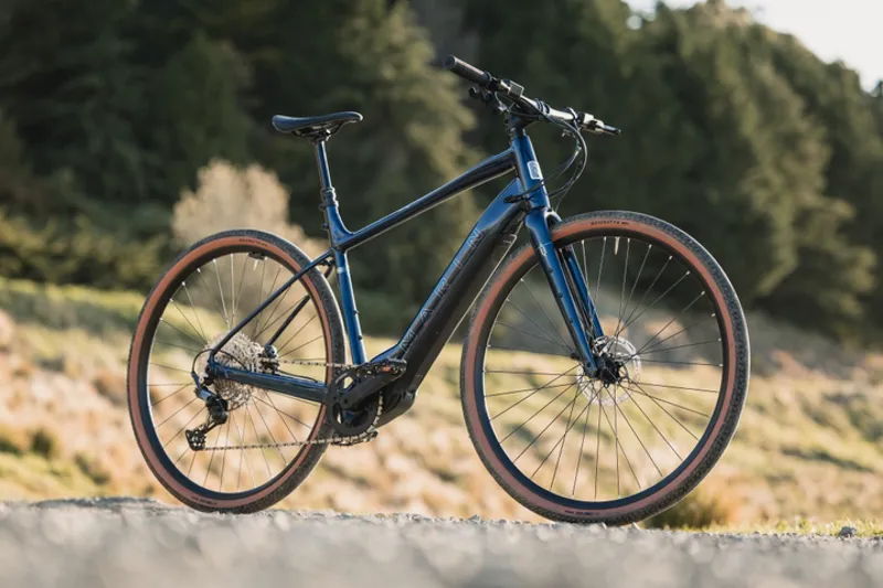 Marin DSX E Flat Bar Gravel Hybrid E.Bike - Gloss Dark Blue-9