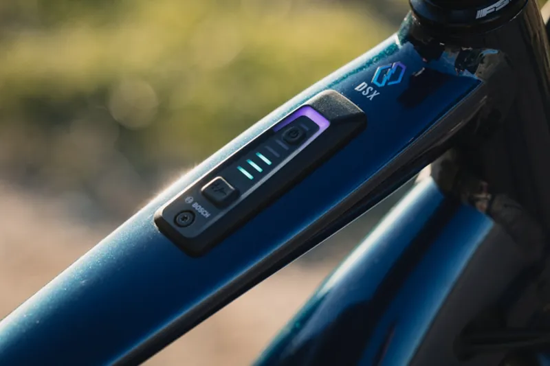 Marin DSX E Flat Bar Gravel Hybrid E.Bike - Gloss Dark Blue-3