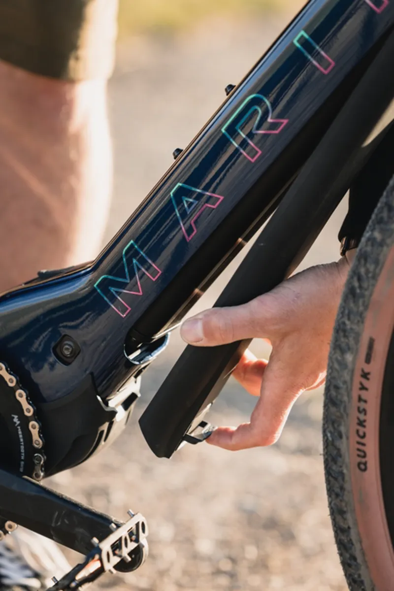 Marin DSX E Flat Bar Gravel Hybrid E.Bike - Gloss Dark Blue-6