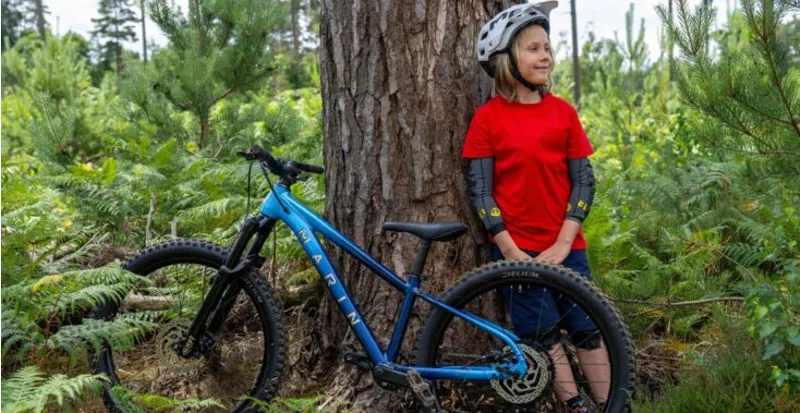 Marin San Quentin Jr 24 Kids Mountain Bike - Gloss Blue Fade-1