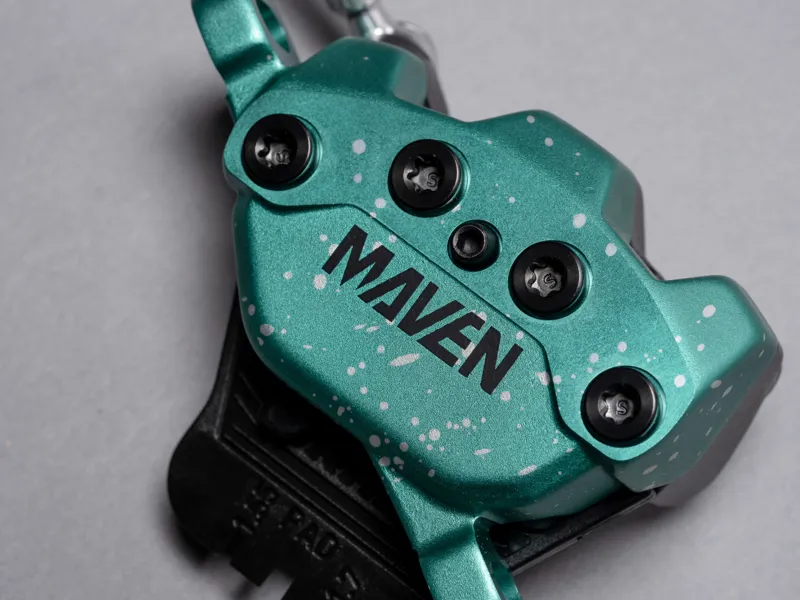 SRAM Maven Ultimate Stealth Expert Kit - Black/ Teal Splatter-12