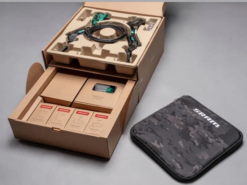 SRAM Maven Ultimate Stealth Expert Kit - Black/ Teal Splatter-2