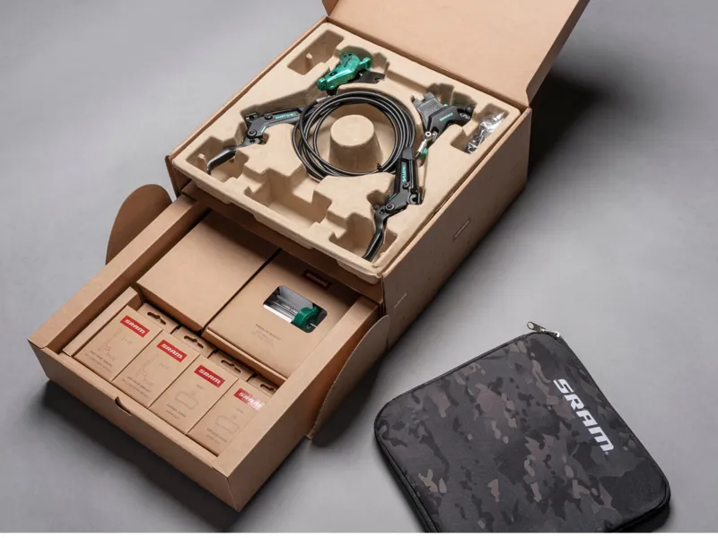 SRAM Motive Ultimate Stealth Expert Kit - Black/ Teal Splatter-1