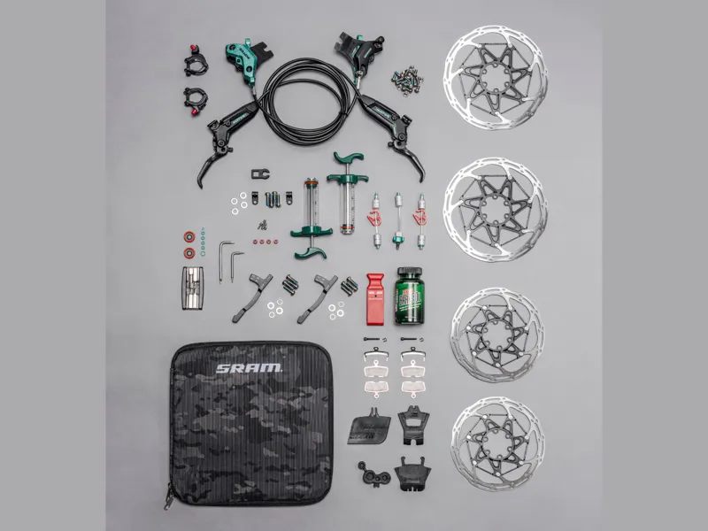 SRAM Motive Ultimate Stealth Expert Kit - Black/ Teal Splatter