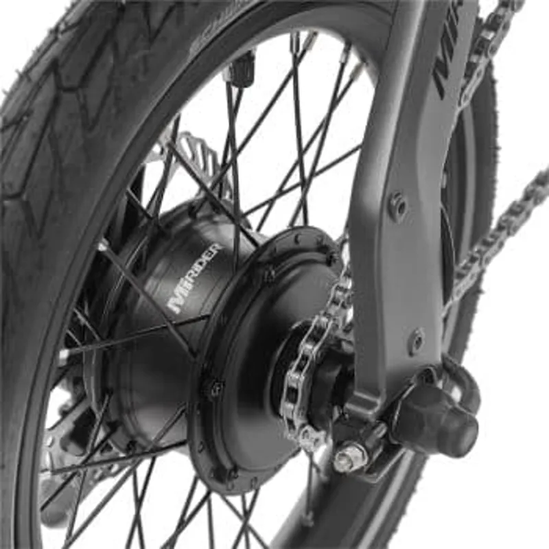 MiRiDER One 16 Folding E-Bike - Onyx Grey-4