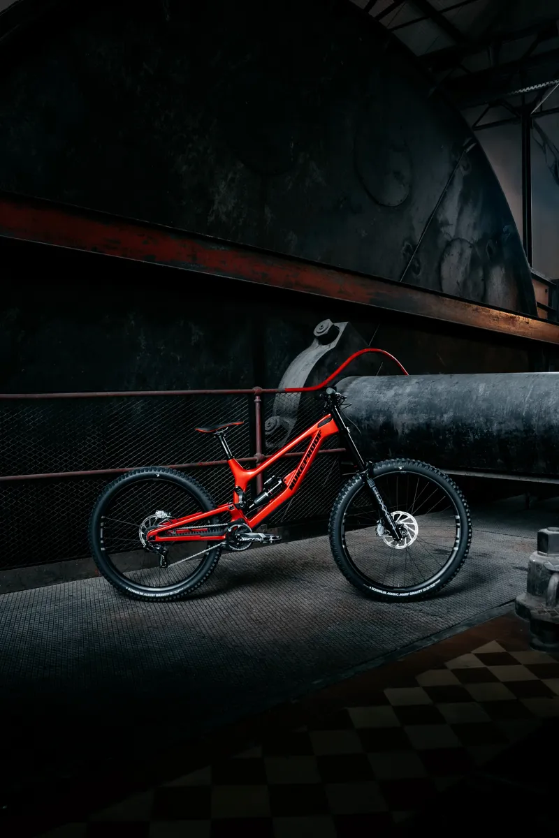 Nukeproof Dissent Carbon Pro 297 GXDH Downhill Bike - Red/ Black-1