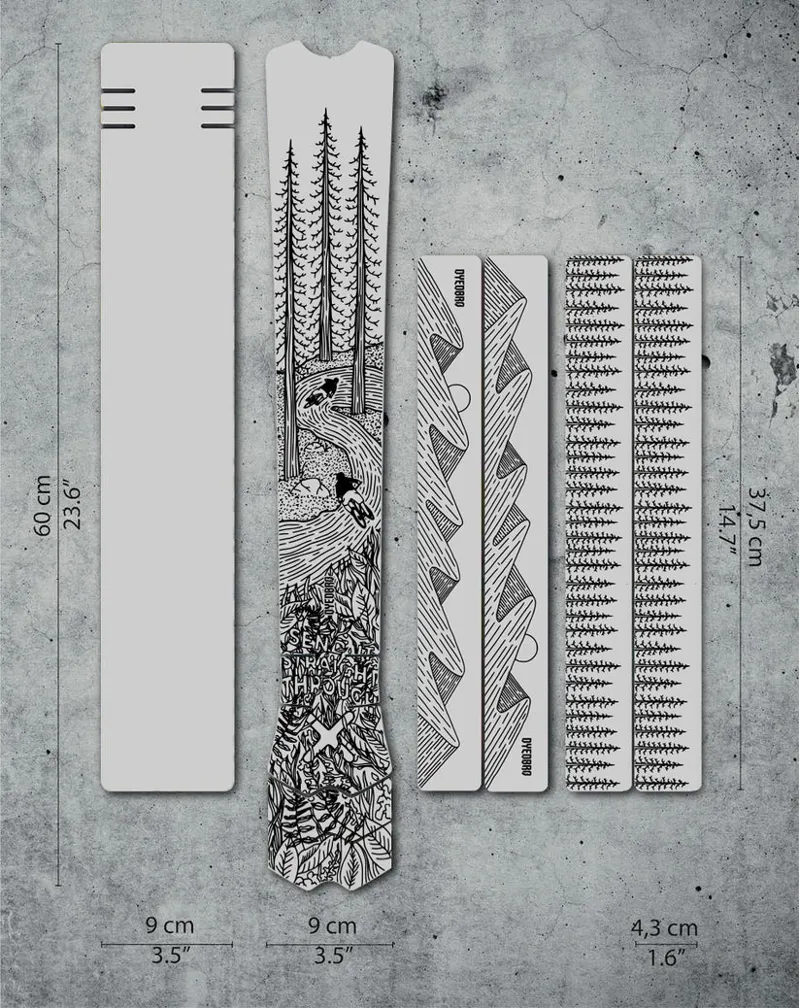 DYEDBRO Frame Protection - OS Illustration - Gloss Black-1