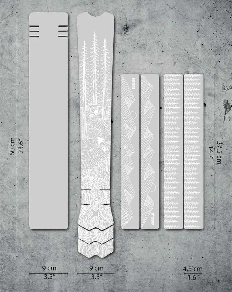 DYEDBRO Frame Protection - OS Illustration - Gloss White-1