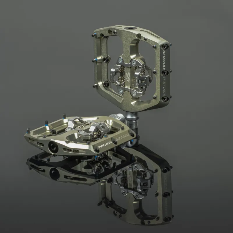 Renthal Revo-DHC Clip Platform Clipless Pedals - Gold-1