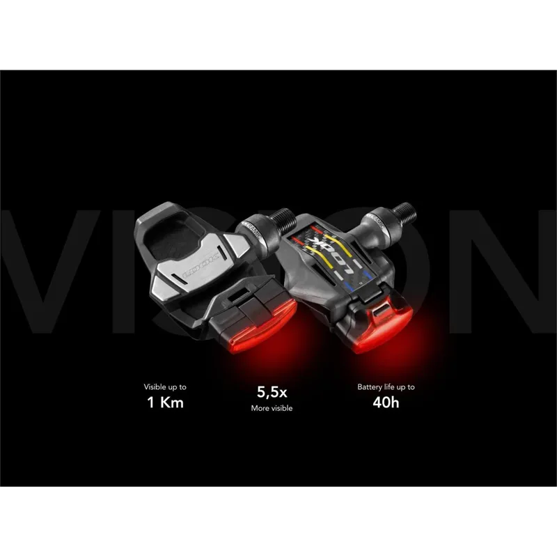 LOOK Keo 2 Max Vision Clipless Road Pedals With LED Light - Black-9
