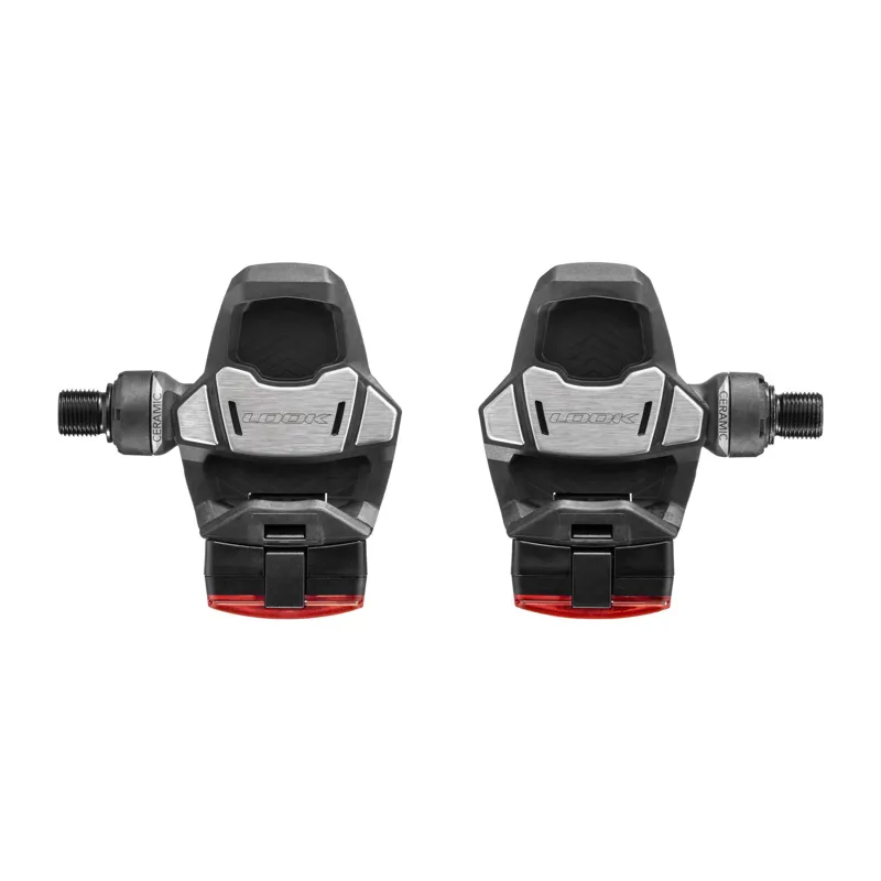 LOOK Keo Blade Carbon Ceramic Vision Clipless Road Pedals With LED Light - Black-1