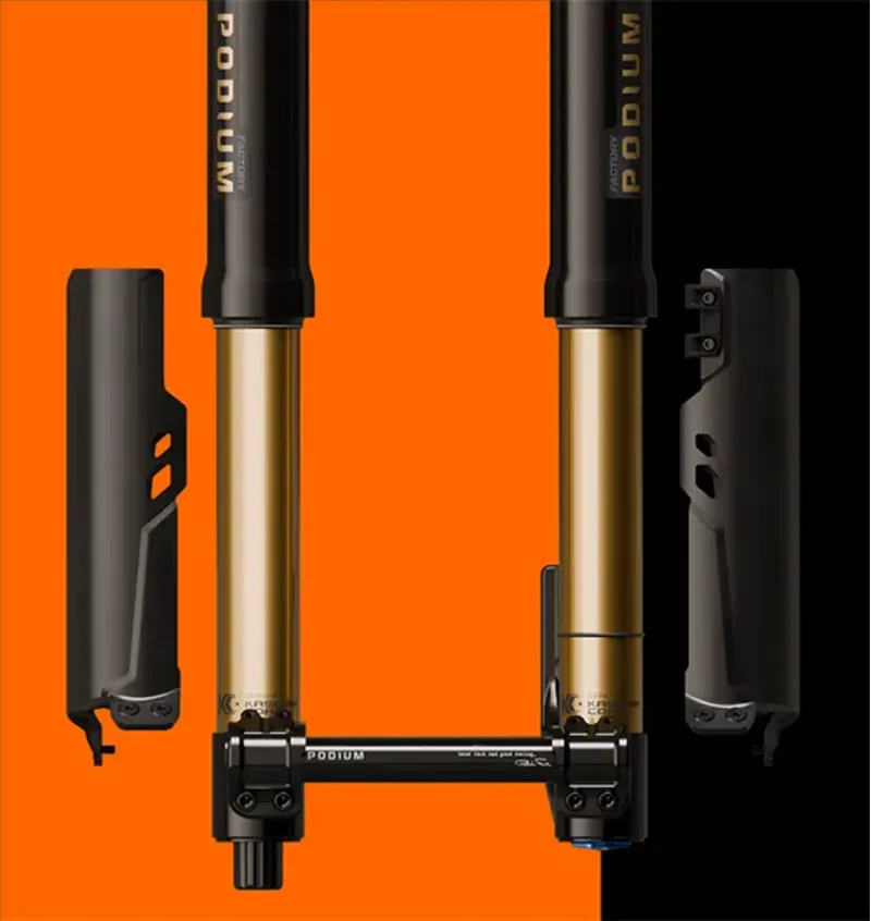 FOX Podium Factory GRIP X2 Suspension Forks - Black-9