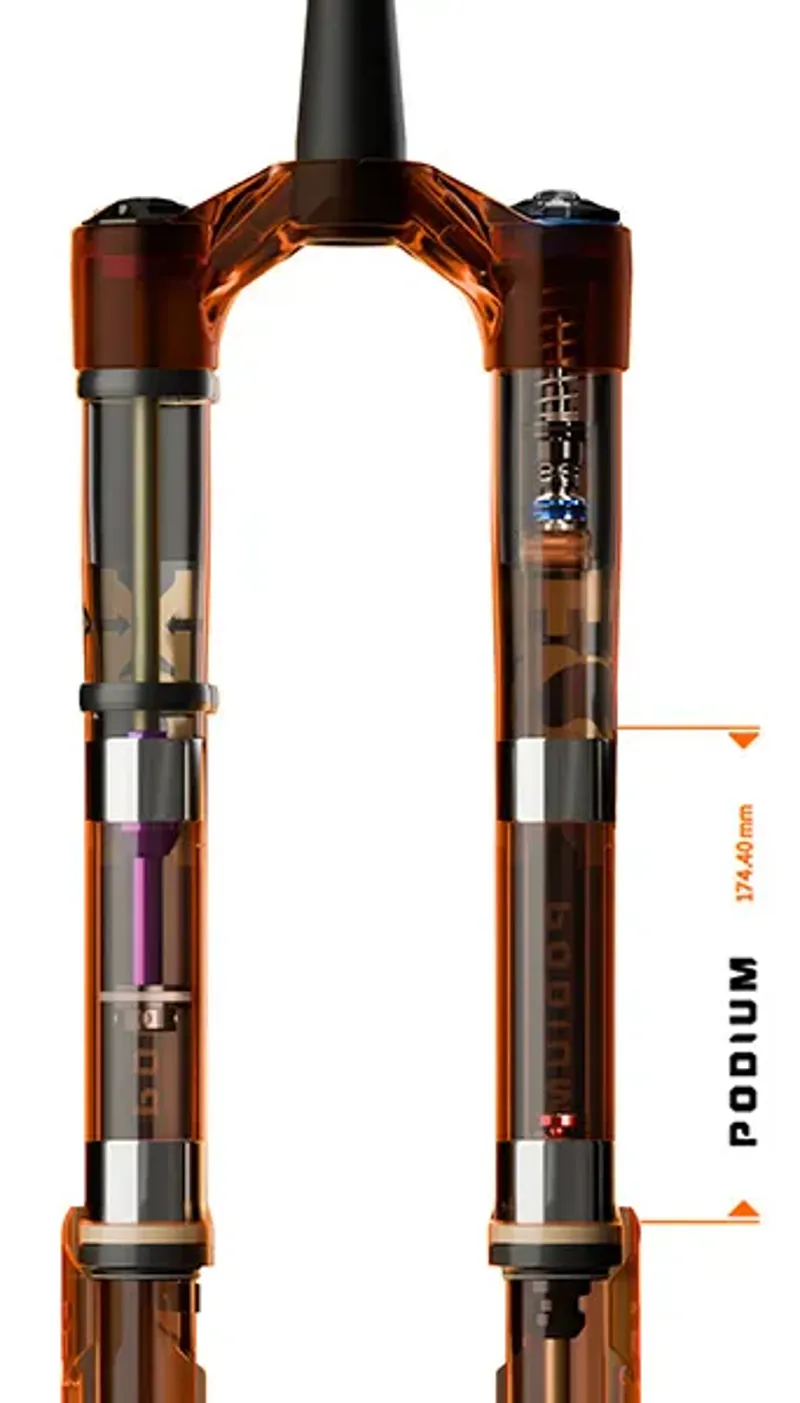 FOX Podium Factory GRIP X2 Suspension Forks - Black-4