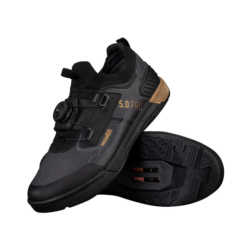 Leatt Hydradri 5.0 Proclip Waterproof Offroad Clipless Shoes - Black