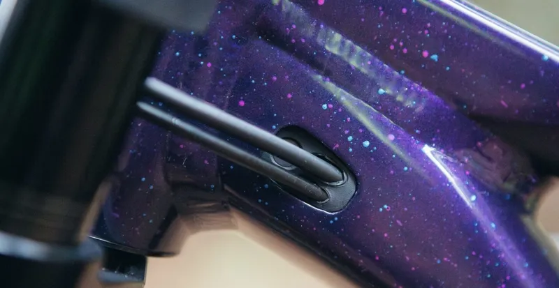 Marin Quake Downhill Mountain Bike - Purple/ Violet Fade-9