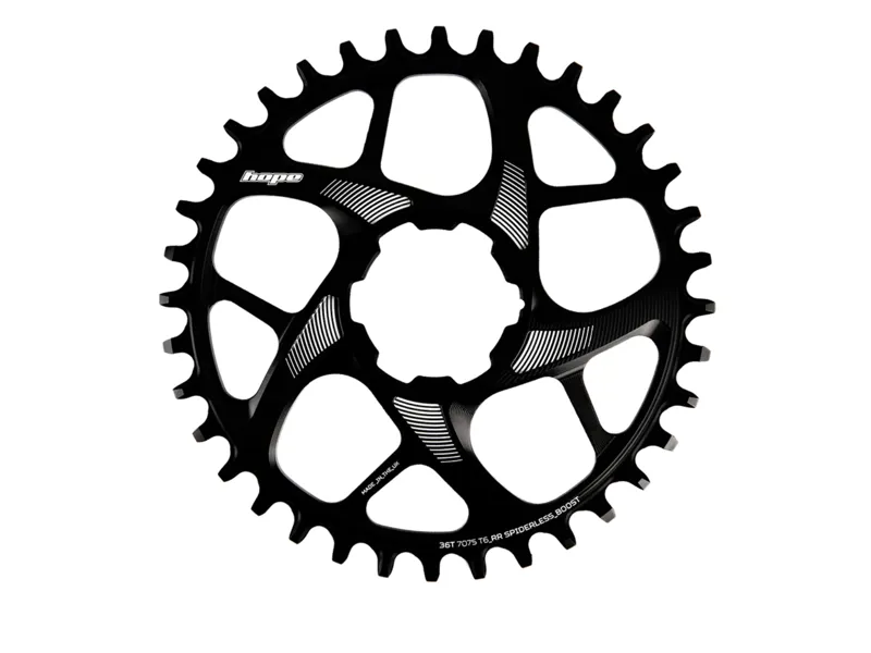 Hope R22 Spiderless Chainring Boost - Black