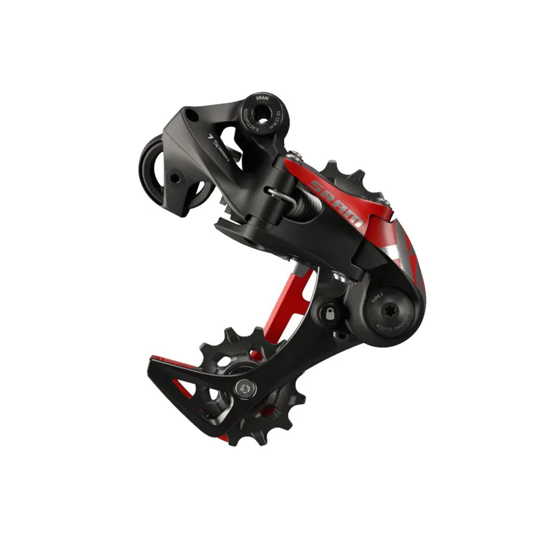 SRAM X01 DH 7 Speed Rear Derailleur Short Cage - Red
