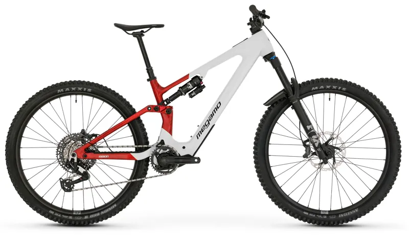 Megamo Reason AL 05 E.Mountain Bike  - Gloss White/ Red