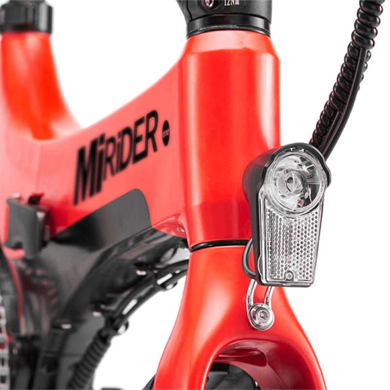 MiRiDER One 16 Folding E-Bike - Eclipse Red-6