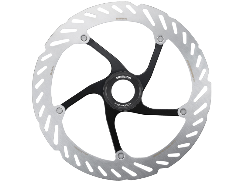 Shimano CL-700 Icetec Centerlock Disc Rotors External Lockring - Silver/ Black-3