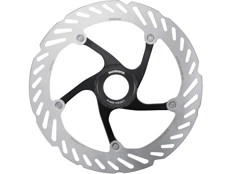 Shimano CL-700 Icetec Centerlock Disc Rotors External Lockring - Silver/ Black-4