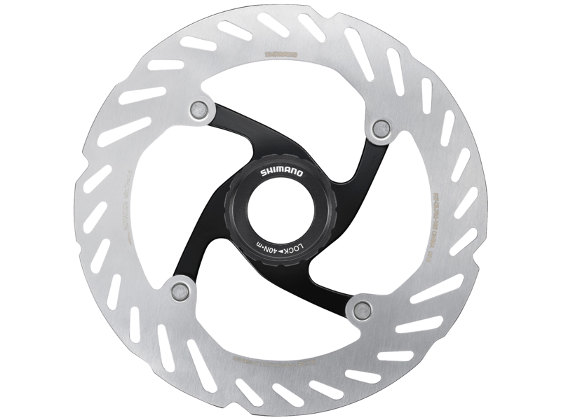 Shimano CL-700 Icetec Centerlock Disc Rotors External Lockring - Silver/ Black-2